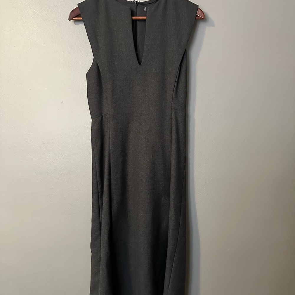 Zara Edgy and Elegant Black Sleeveless Dress